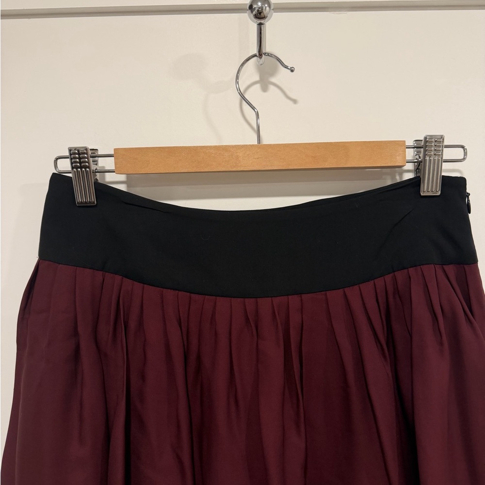 Banana Republic Silk Gathered Mini Skirt - Picture 2 of 9